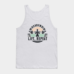 Lift and Repeat: Vintage Strength Tank Top