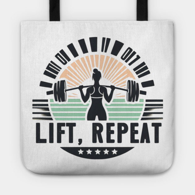 Lift and Repeat: Vintage Strength Tote by Ben's Store 1