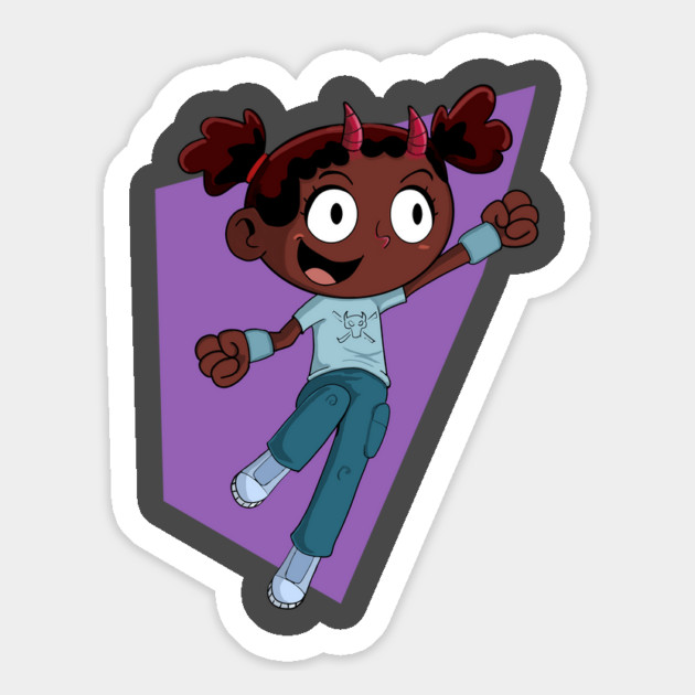 LILI THE DEMON GIRL Magnet by droidmonkey