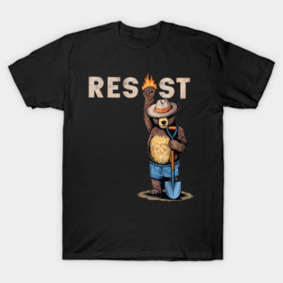 Smokey-The-Resist-Bear T-Shirt