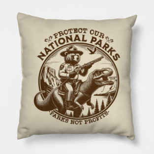 Support National Parks - Resist National Park Pillow