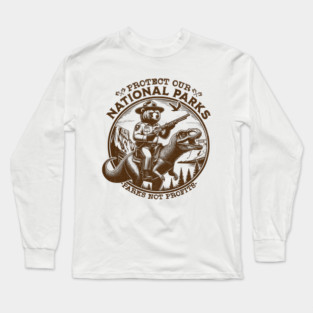 Support National Parks - Resist National Park Long Sleeve T-Shirt