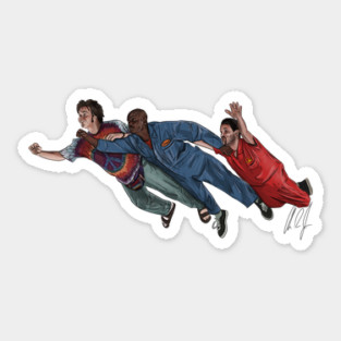 Half Baked: We Were Toe Up Sticker
