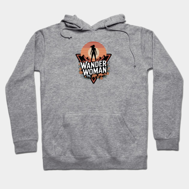 Wander Woman Hoodie by Pete the Cat Guy