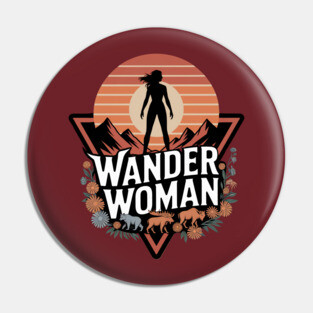 Wander Woman Pin