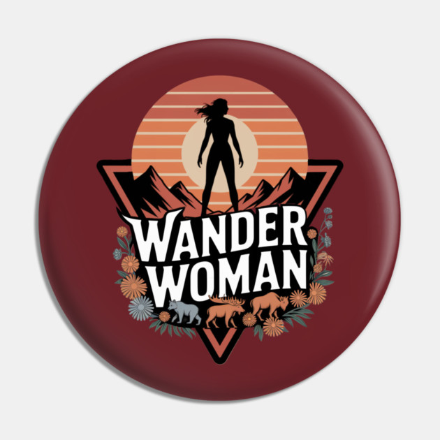 Wander Woman Pin by Pete the Cat Guy