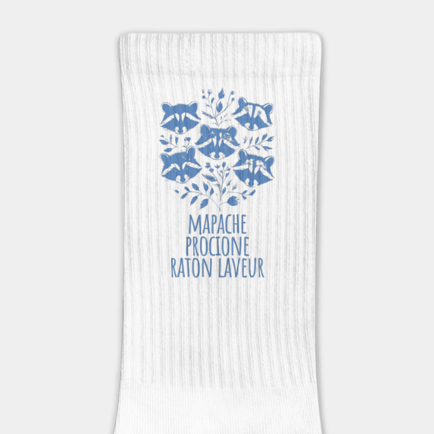 International Bouquet of Racoons, vintage design by Luxinda