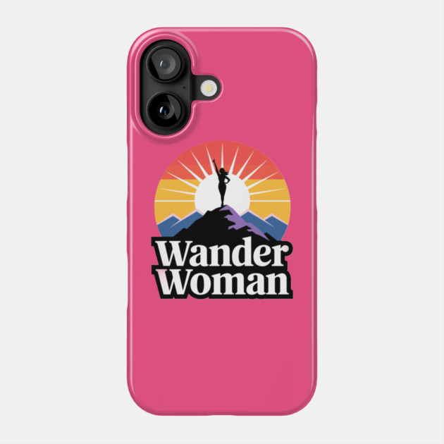 Wander Woman Phone Case by Pete the Cat Guy