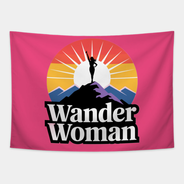 Wander Woman Tapestry by Pete the Cat Guy