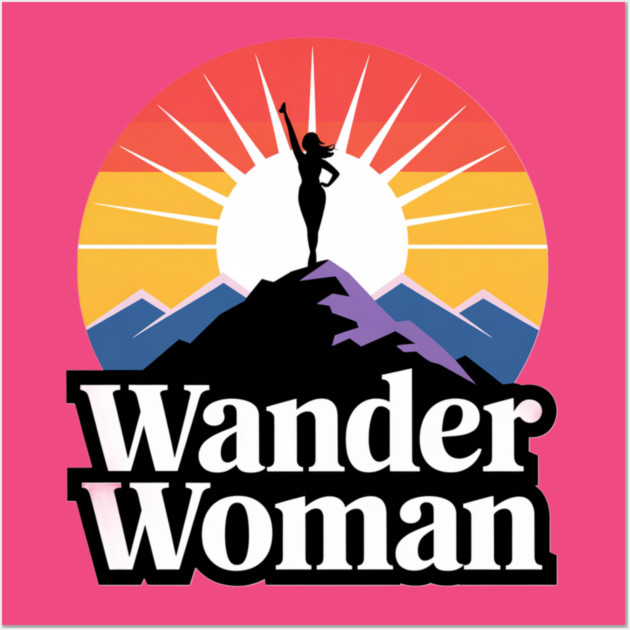 Wander Woman Wall Art by Pete the Cat Guy