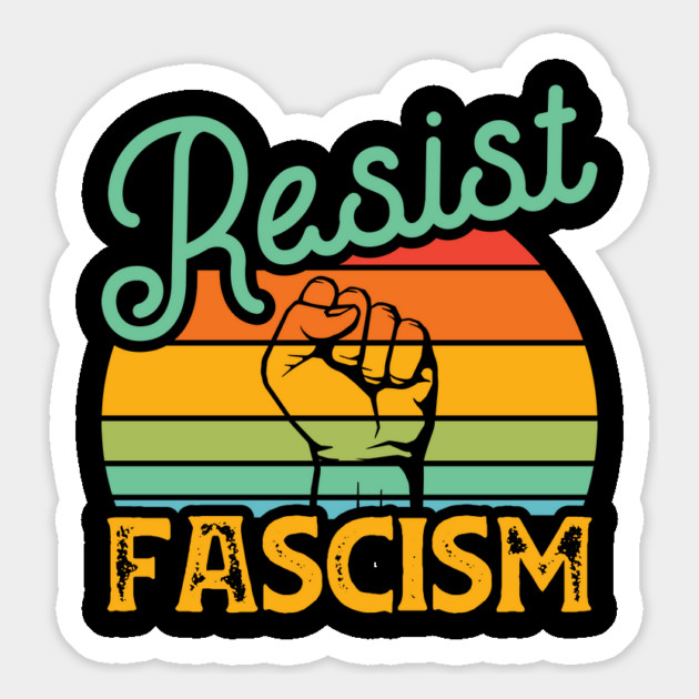Resist Fascism Magnet by UrbanLifeApparel