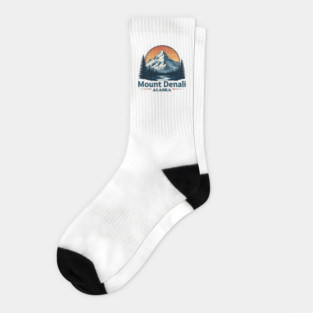Mount Denali Alaska Socks