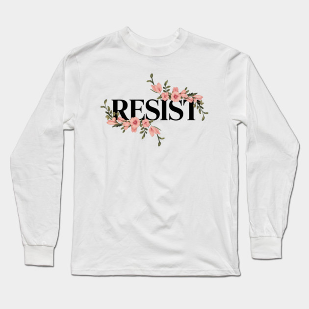 Resist | Floral Resist Long Sleeve T-Shirt by UrbanLifeApparel