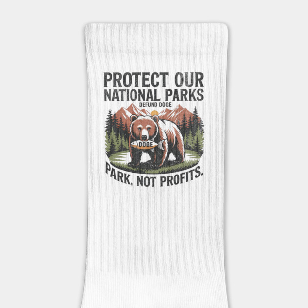Support National Parks Defund DOGE Parks Not Profits Retro Vintage by ArtistTee ⭐⭐⭐⭐⭐