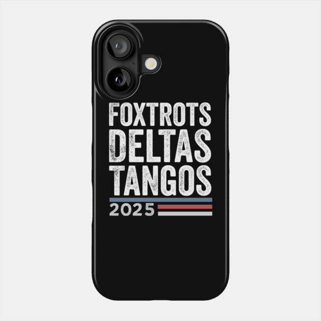 Foxtrots - Delta - Tangos Phone Case by ArtistTee ⭐⭐⭐⭐⭐