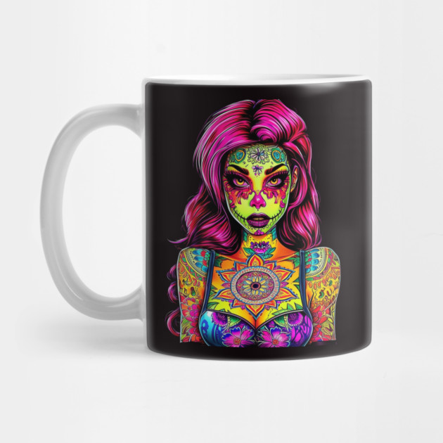 Skull Girl Tattoo by animegirlnft