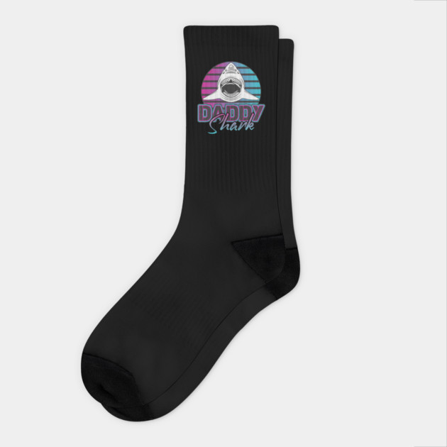 Daddy Shark - Fun Swimming & Ocean Design Socks by Otaku Vibes