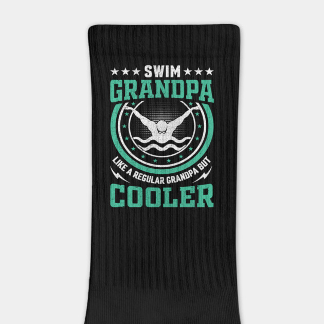 Swim Grandpa - Vintage Circle Swimmer Design by Otaku Vibes