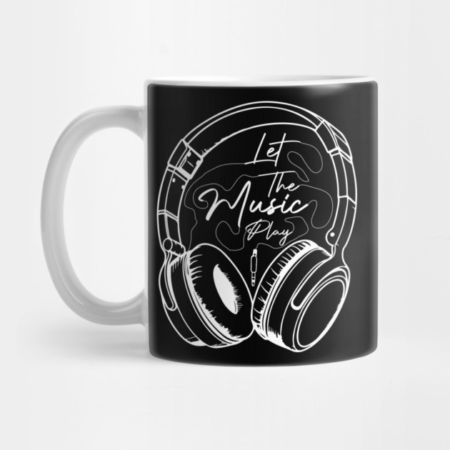 Let The Music Play - Headphone Illustration by Otaku Vibes