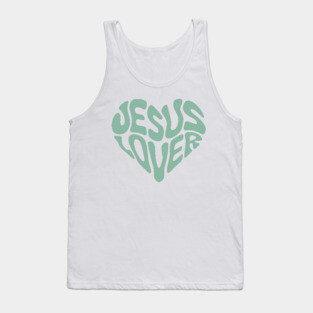 Jesus Lover - Christian Faith Tank Top