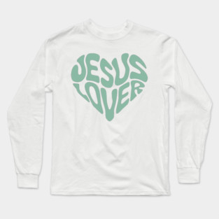 Jesus Lover - Christian Faith Long Sleeve T-Shirt