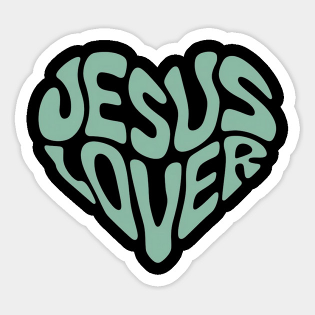Jesus Lover - Christian Faith Magnet by Rox