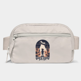 Light of the Word - Man Holding the Holy Bible Christian POD Design Bag