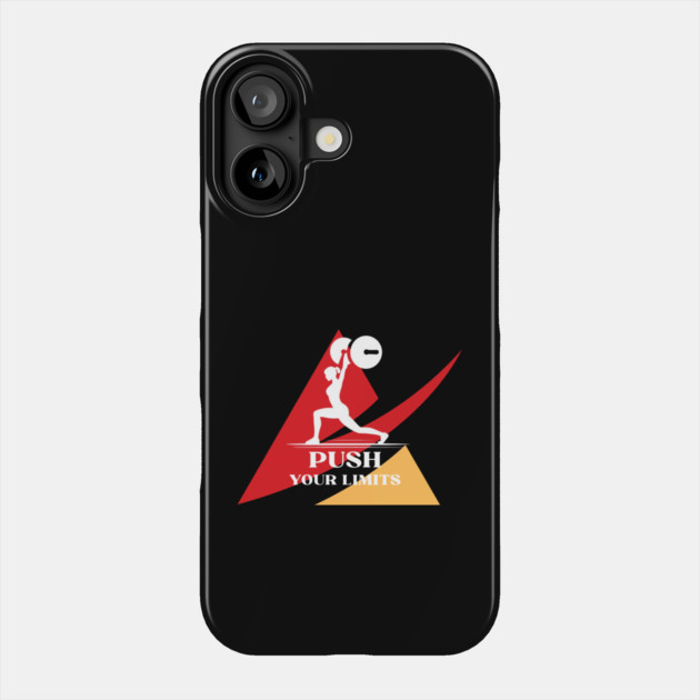 Push Your Limits- Gym Motivations Phone Case by Ben's Store 1