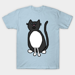 Funny Tuxedo Cat T-Shirt