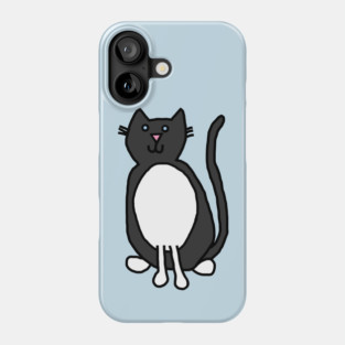 Funny Tuxedo Cat Phone Case