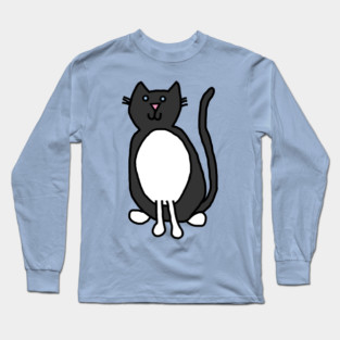 Funny Tuxedo Cat Long Sleeve T-Shirt