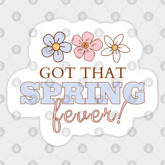 Got that Spring fever cute floral Sticker by TurnEffect
