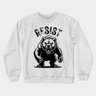 Smokey the bear resist Crewneck Sweatshirt