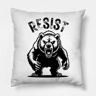Smokey the bear resist Pillow
