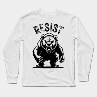 Smokey the bear resist Long Sleeve T-Shirt