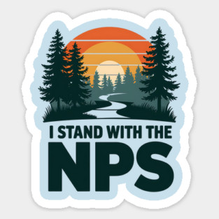 I-Stand-With-The-NPS Magnet
