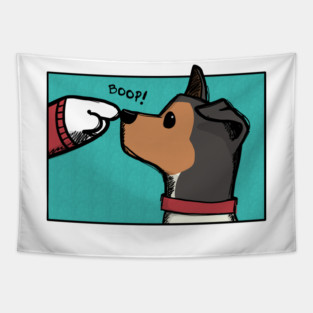 Boop (with frame + BG) Tapestry