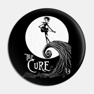 The Cure Texture White Pin