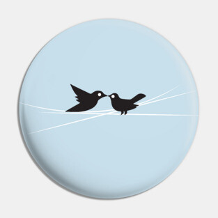 Birds illustration Pin