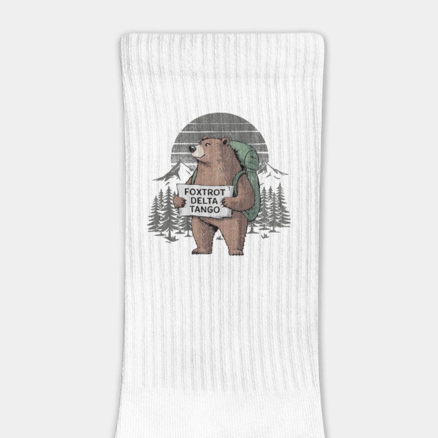 Funny - Bear – Foxtrots - Deltas - Tango - Retro by ArtistTee ⭐⭐⭐⭐⭐