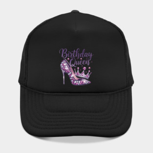 Birthday Queen Crown Hearts High Heel Women Girls Hat