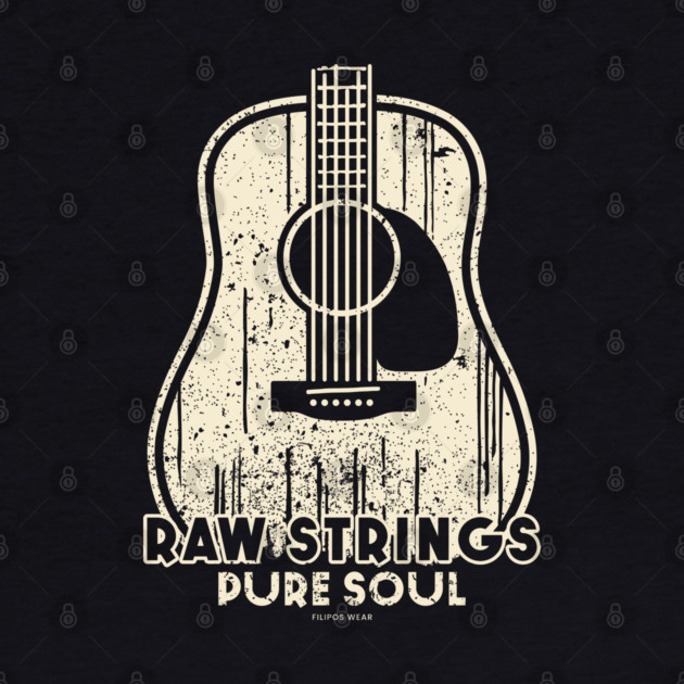 Raw Strings, Pure Soul. Dark Acoustic by filiposwear