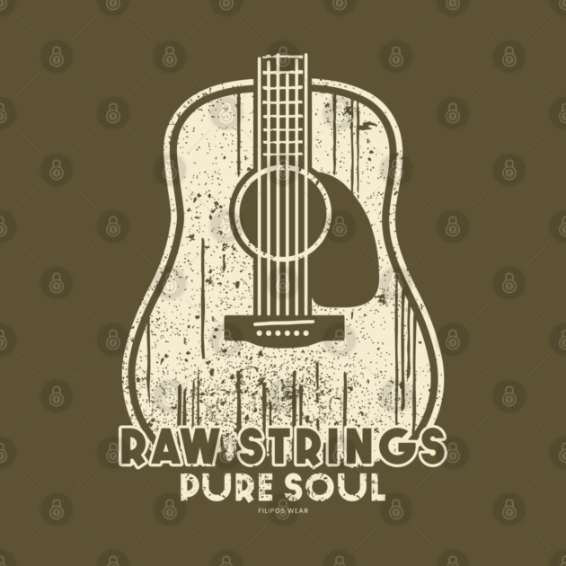 Raw Strings, Pure Soul. Dark Acoustic by filiposwear