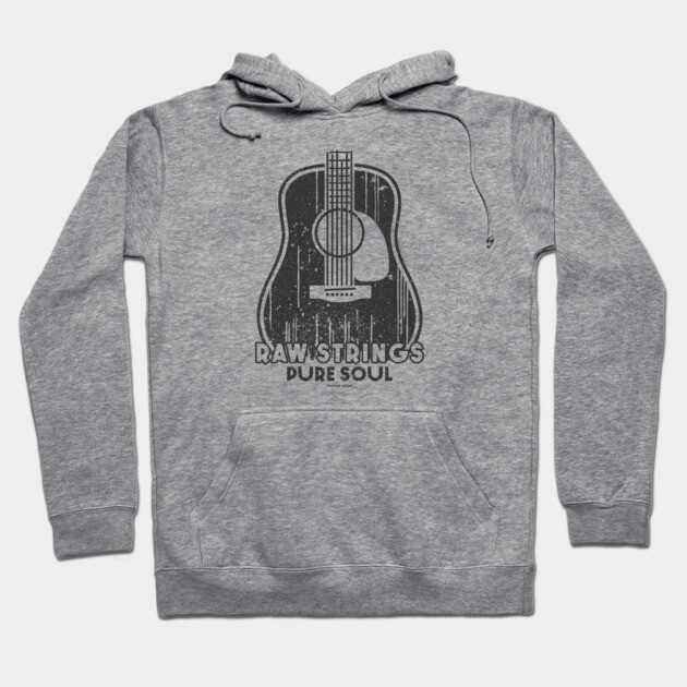 Raw Strings, Pure Soul. Light Acoustic Hoodie by filiposwear