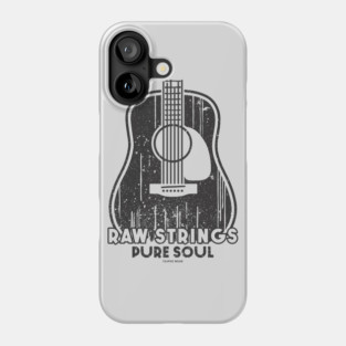 Raw Strings, Pure Soul. Light Acoustic Phone Case