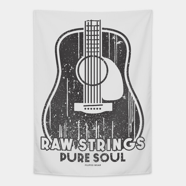 Raw Strings, Pure Soul. Light Acoustic Tapestry by filiposwear