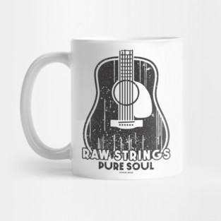 Raw Strings, Pure Soul. Light Acoustic Mug