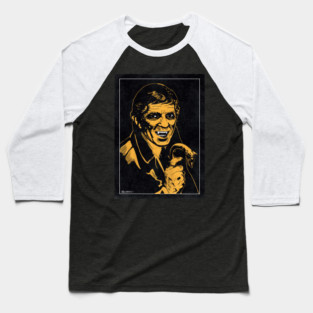 BARNABAS COLLINS - Dark Shadows (Monochrome) Baseball T-Shirt