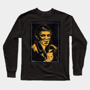 BARNABAS COLLINS - Dark Shadows (Monochrome) Long Sleeve T-Shirt