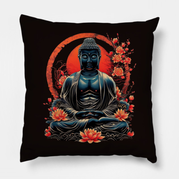Buddha Meditation Pillow by animegirlnft